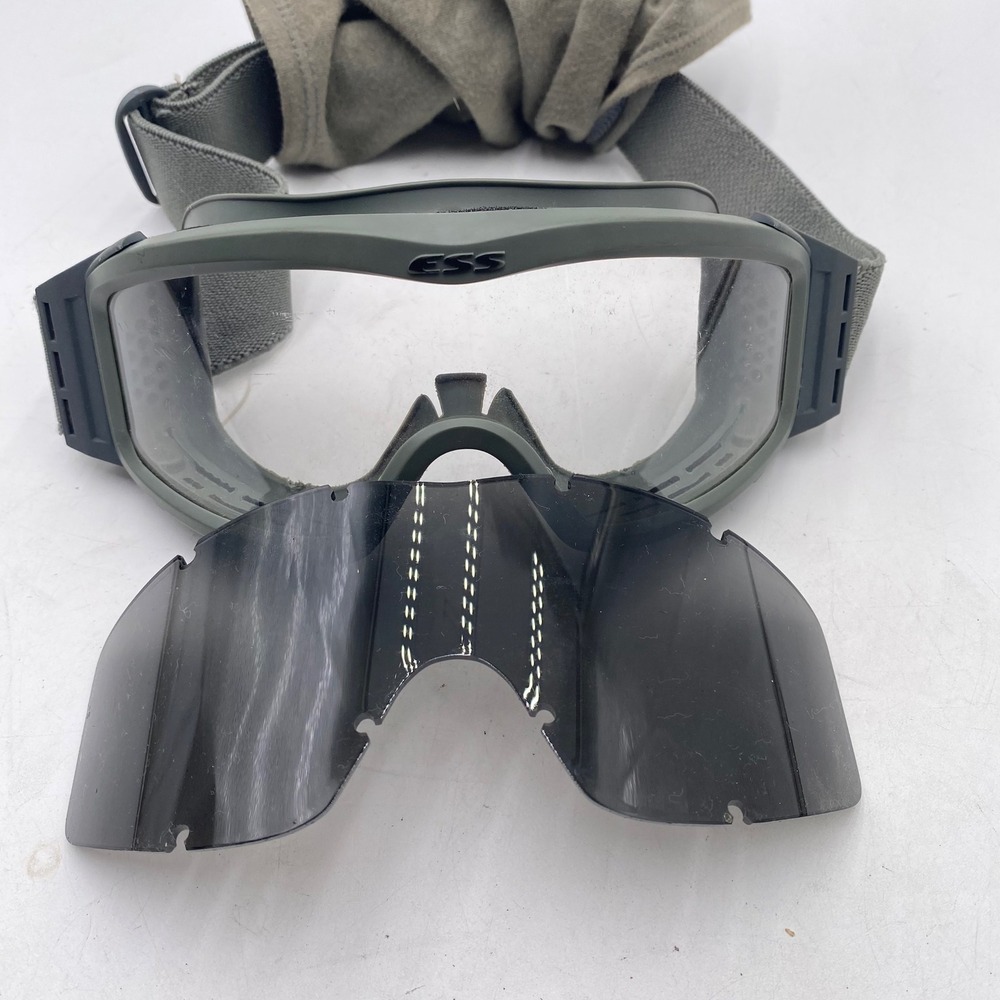 US Military ESS Profile NVG Tactical Goggles Foliage Green Interchangeable Lense
